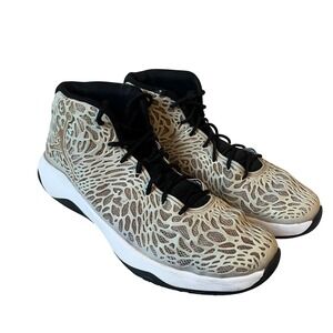 Nike Jordan Ultra Fly Metallic Size 11 Basketball Shoes Beige Textured